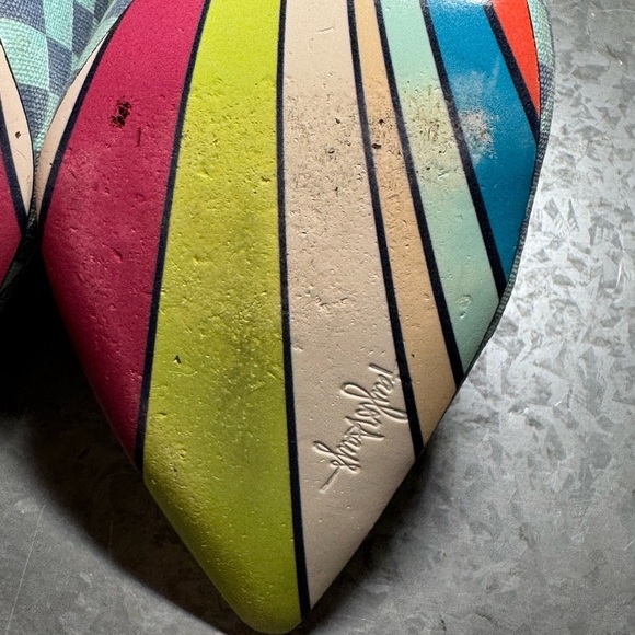 Taylor Says ‘YES’ High Heels Checkered Print Women’s size 8M - Picture 9 of 12